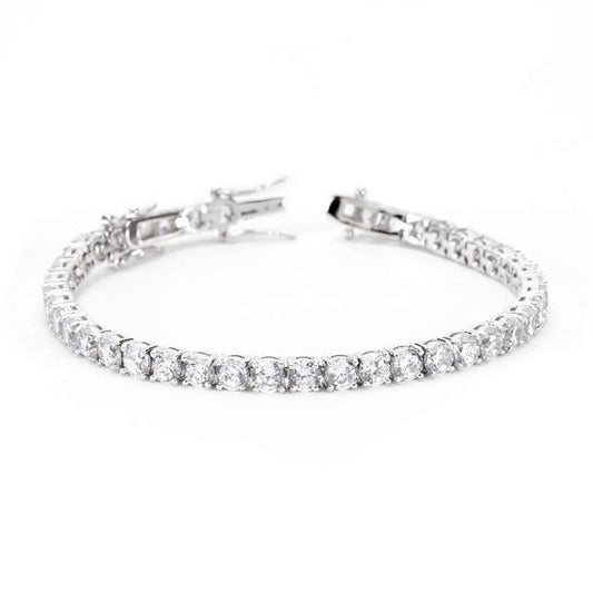 Juliette 3mm Round CZ Tennis Bracelet | 7.25in-8in | 10ct