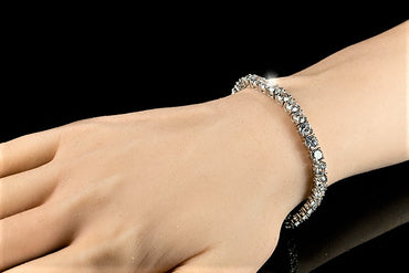 Juliette 3mm Round CZ Tennis Bracelet | 7.25in-8in | 10ct