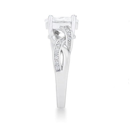 Justine 9x7mm Oval Cubic Zirconia Ring | 2ct