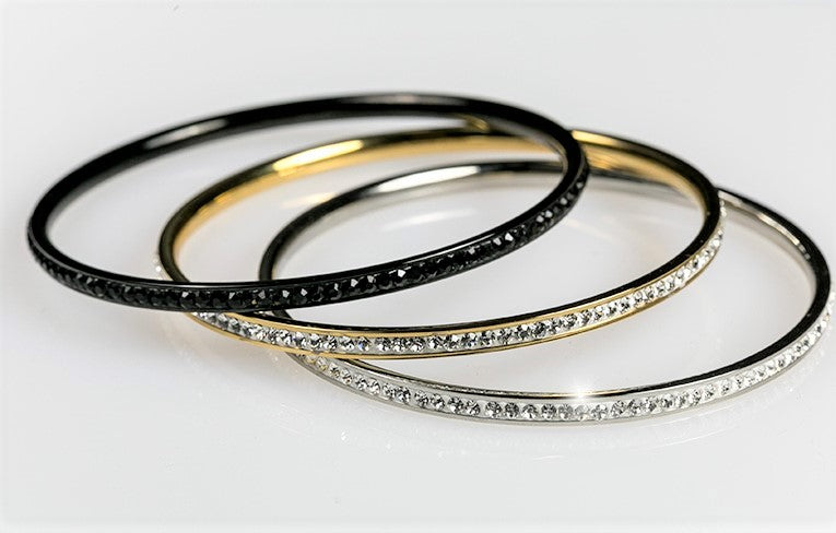 Katlynn Round CZ Bangle Bracelet | 2ct