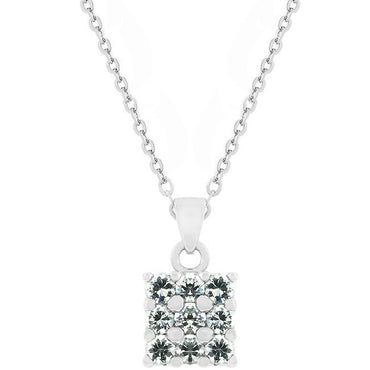 Lamika 9mm Emerald Princess CZ Pendant | 4.1ct