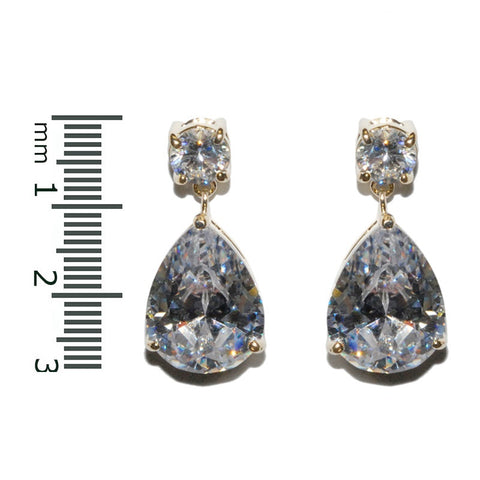 Lia PearGold Drop Earrings | 7.5ct
