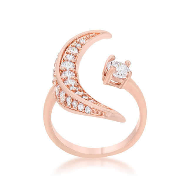 Luna Celestial Star Moon Wrap Ring | 1.2ct