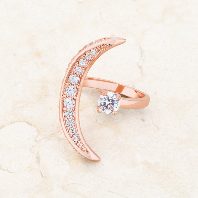 Luna Celestial Star Moon Wrap Ring | 1.2ct