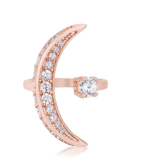 Luna Celestial Star Moon Wrap Ring | 1.2ct