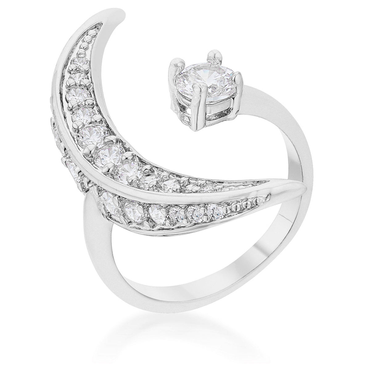 Luna Celestial Star Moon Wrap Ring | 1.2ct