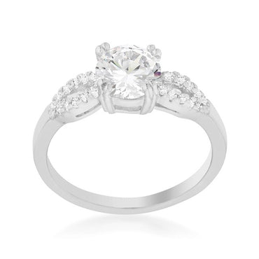 Mersia 6mm Round Engagement Ring | 0.9ct