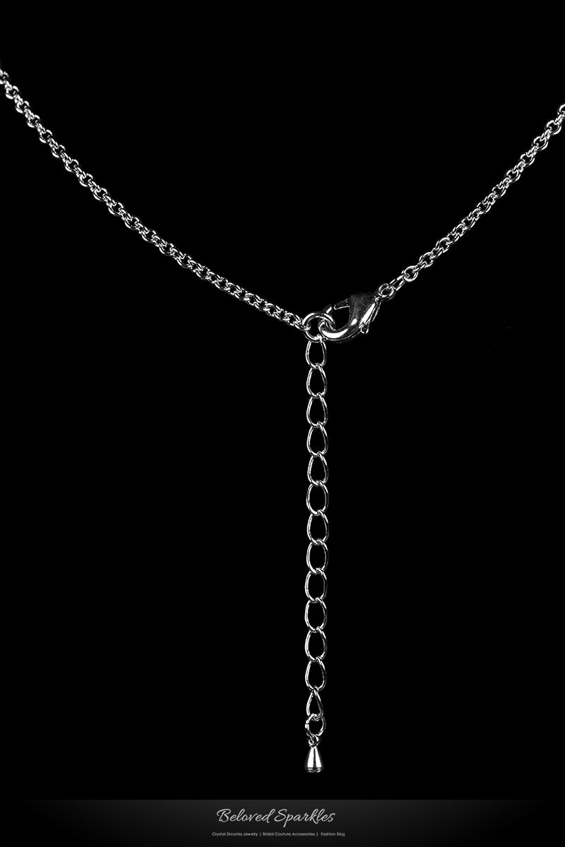 Misty Flower CZ 9mm Pearl Pendant