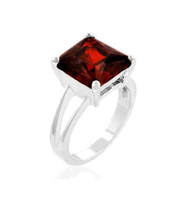 Nadine 10mm Princess Cut Cocktail Ring | 5.6ct