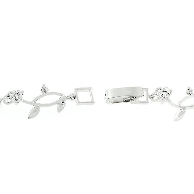 Nathana Romantic Vine Silver Bracelet – 7in
