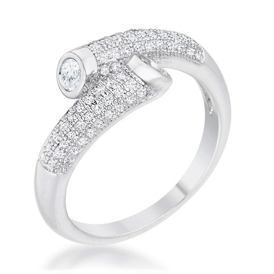 Perry CZ Wrap Fashion Band Ring