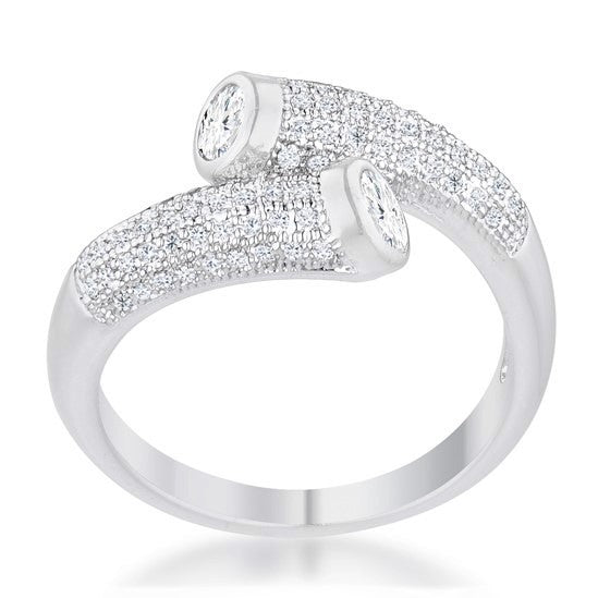 Perry CZ Wrap Fashion Band Ring