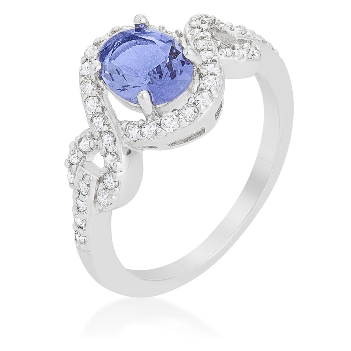 Savina 8x6mm Oval Tanzanite Cocktail Ring  | 1.5ct