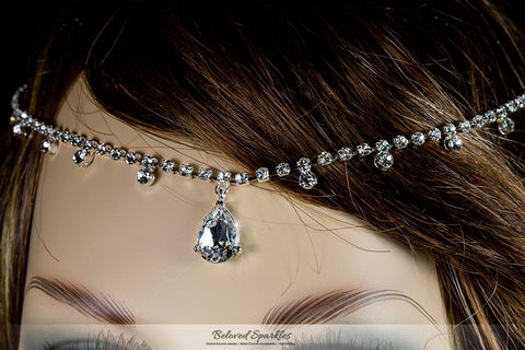 Liana Vintage Crystal Forehead Chain | Swarovski Crystal - Beloved Sparkles
 - 1