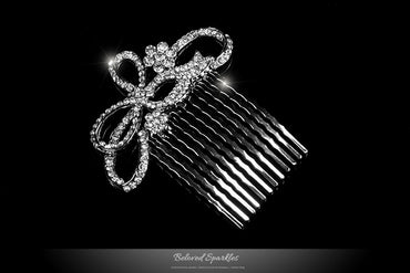 Ondina Petite Ribbon Hair Comb | Crystal - Beloved Sparkles
- 2