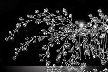Kori Cluster Spray Hair Comb | Swarovski Crystal - Beloved Sparkles
- 2