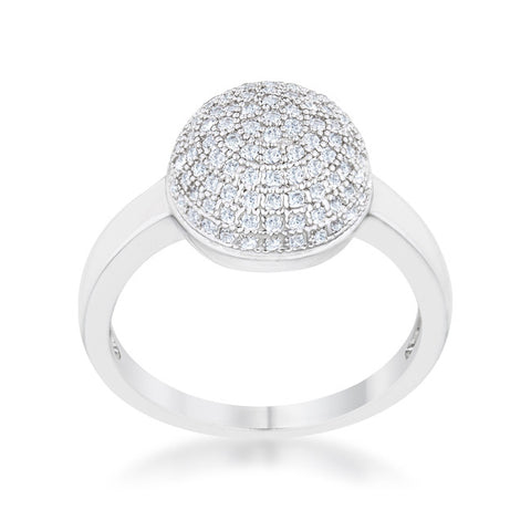 Brie Contemporary Sphere Cluster Fashion Cocktail Ring | 1 Carat |Cubic Zirconia - Beloved Sparkles