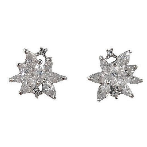 Lexy Marquise Cluster Stud Earrings