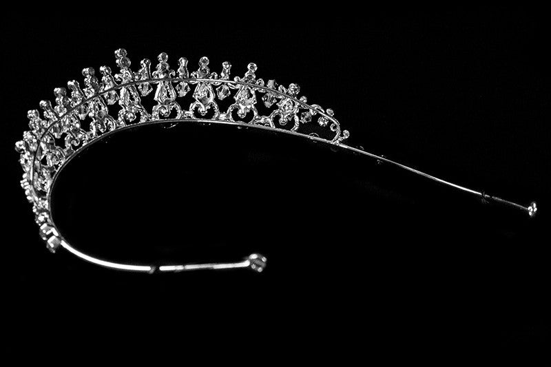 Joanna Art Deco Victorian Swarovski Crystal Tiara. - Beloved Sparkles
 - 3
