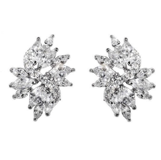 Shani Marquise CZ Cluster Earrings | 6ct