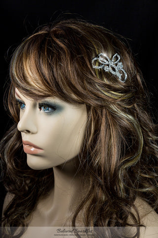 Ondina Petite Ribbon Hair Comb | Crystal - Beloved Sparkles
 - 3