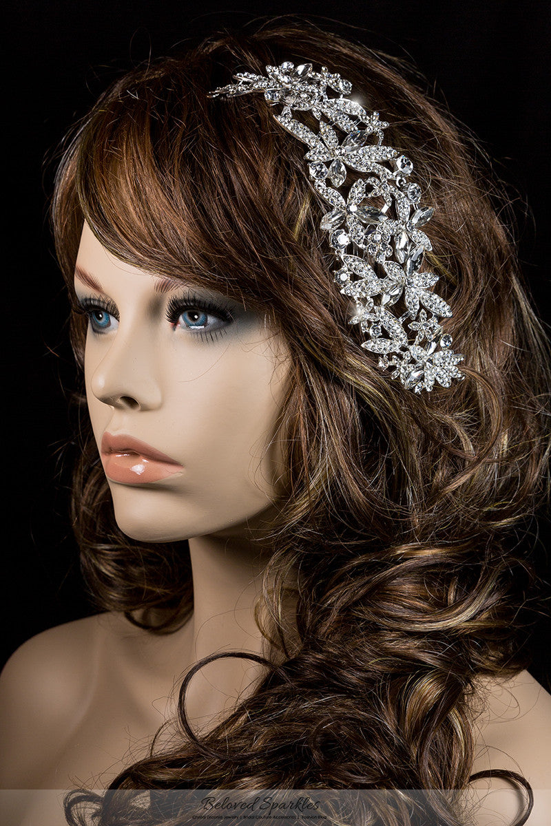 Karla Floral Garden Hair Comb | Crystal - Beloved Sparkles
- 4