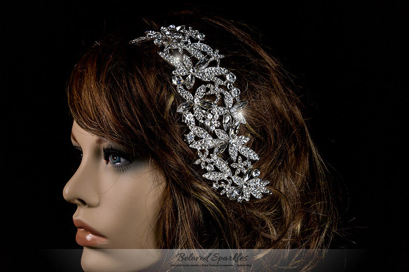 Karla Floral Garden Hair Comb | Crystal - Beloved Sparkles
- 5