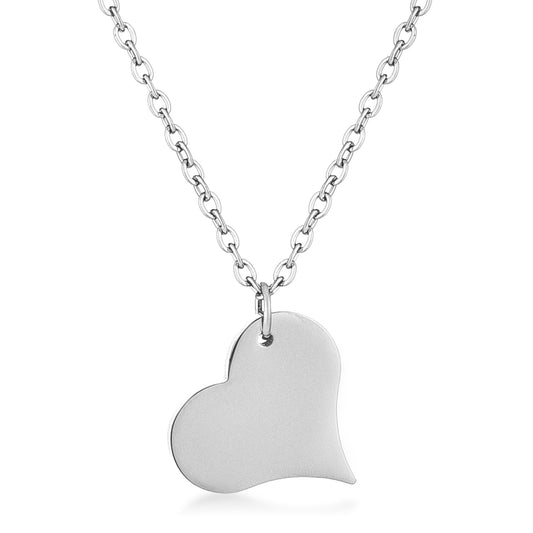 Megan Danity Heart Pendant | Stainless Steel