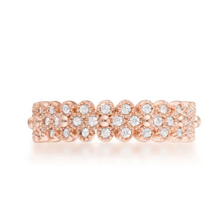Clara Bohemian CZ Eternity Band Ring | 1ct