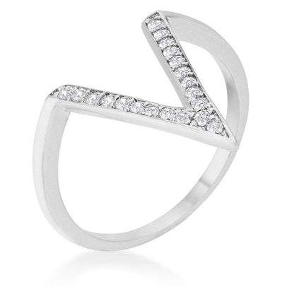 Michelle Delicate V-Shape  Fashion Ring
