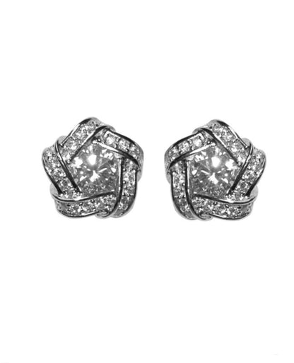 Bakara Pentagon Stud Earrings