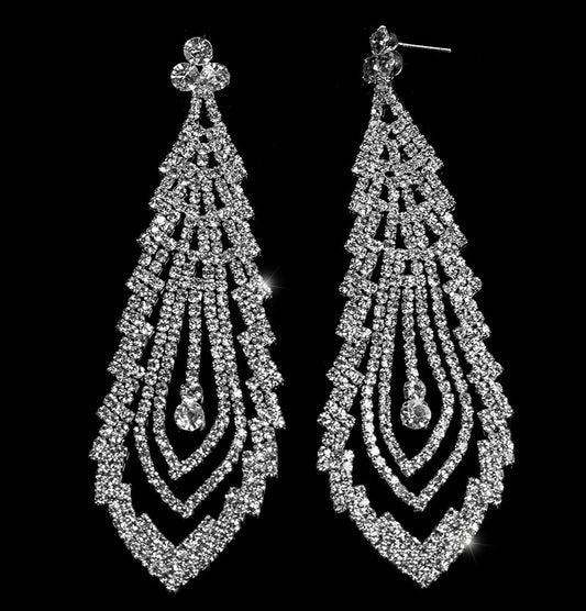 Lorna Cluster Chandelier Earrings | 107mm