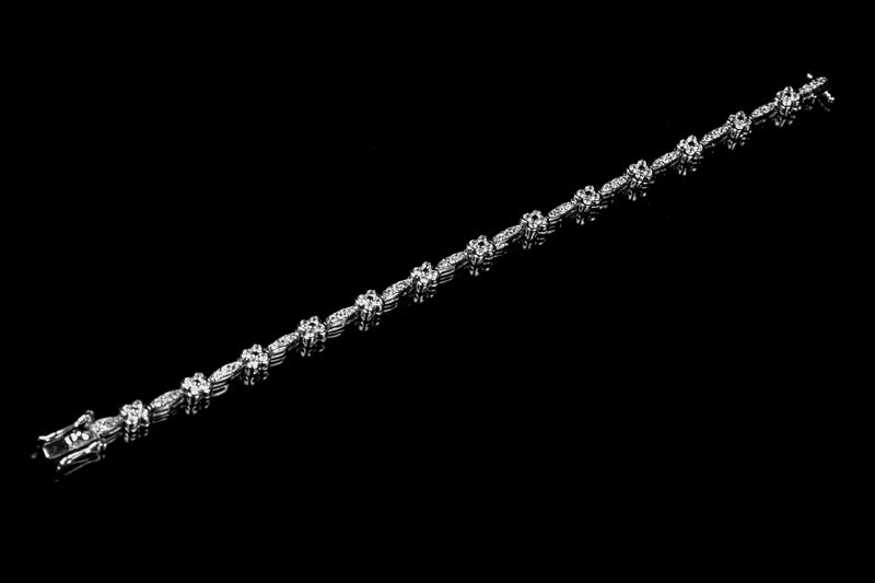 Iwona Clover CZ Tennis Bracelet | 7.5 INCH - Beloved Sparkles