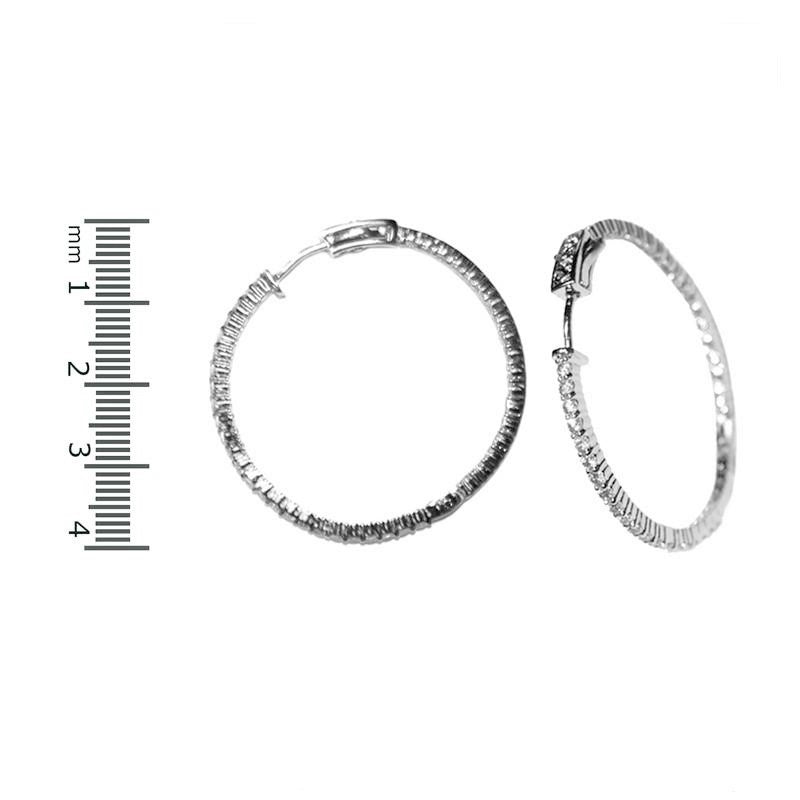 Floy Inside Out Hoop Earrings | 40mm or 53mm
