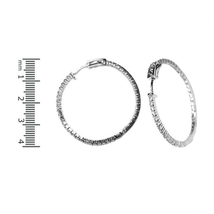 Floy Inside Out Hoop Earrings | 40mm or 53mm