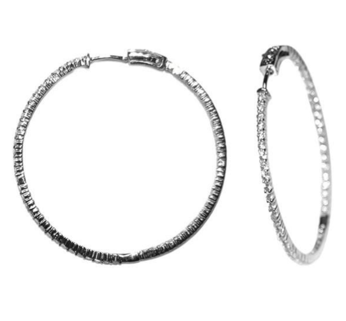 Floy Inside Out Hoop Earrings | 40mm or 53mm