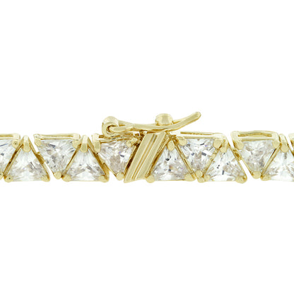 Freya 5mm Trillion CZ Tennis Bracelet | 7in | 28ct
