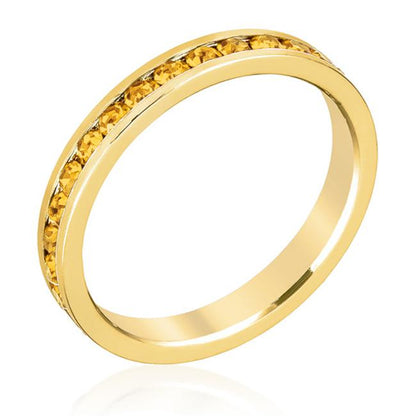 Gail 1.5mm Round Eternity Band Ring | 1ct