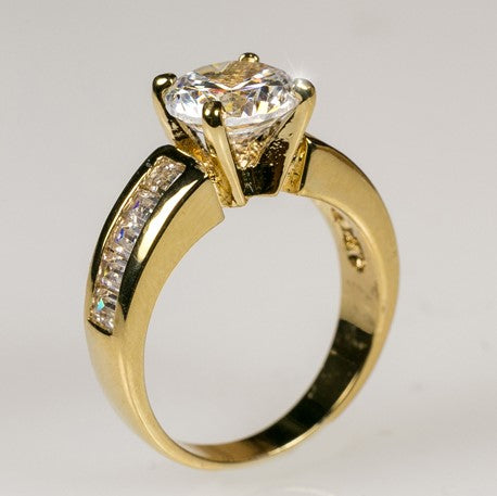 Isodra 8mm Round Solitaire Engagement Ring | 2ct - Beloved Sparkles