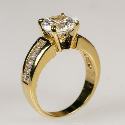 Isodra 8mm Round Solitaire Engagement Ring | 2ct - Beloved Sparkles