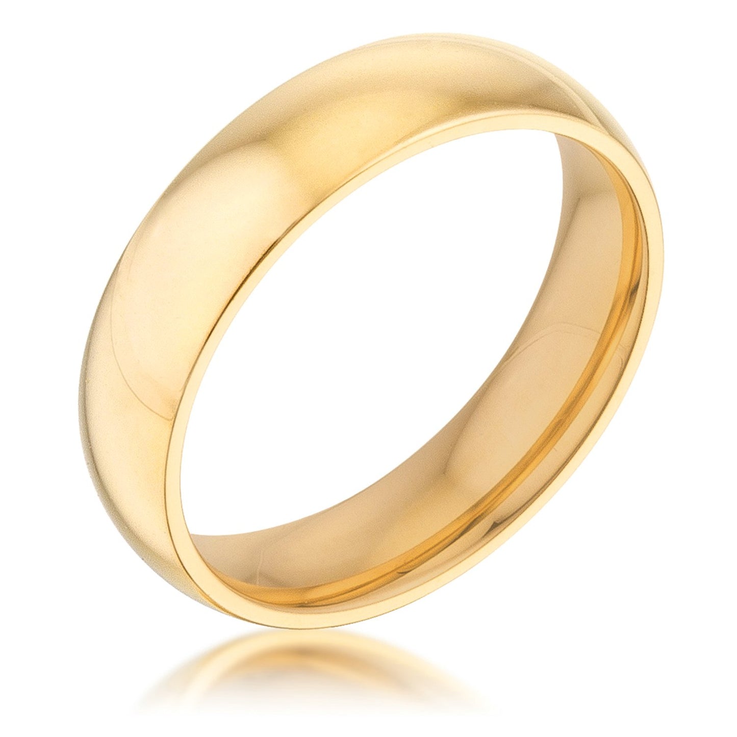 Kiri 5mm Rose Gold Stainless Steel Band Ring