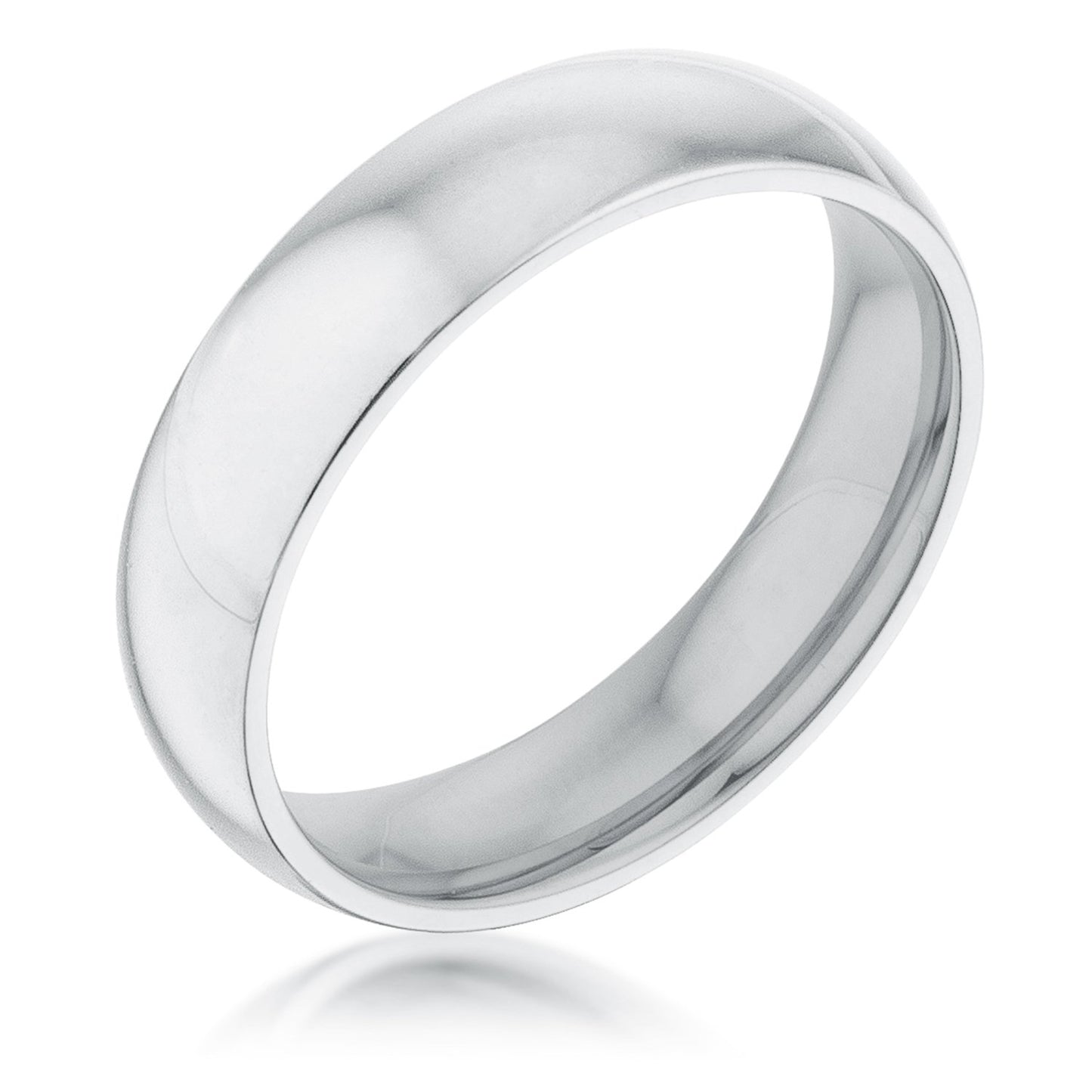 Kiri 5mm Rose Gold Stainless Steel Band Ring