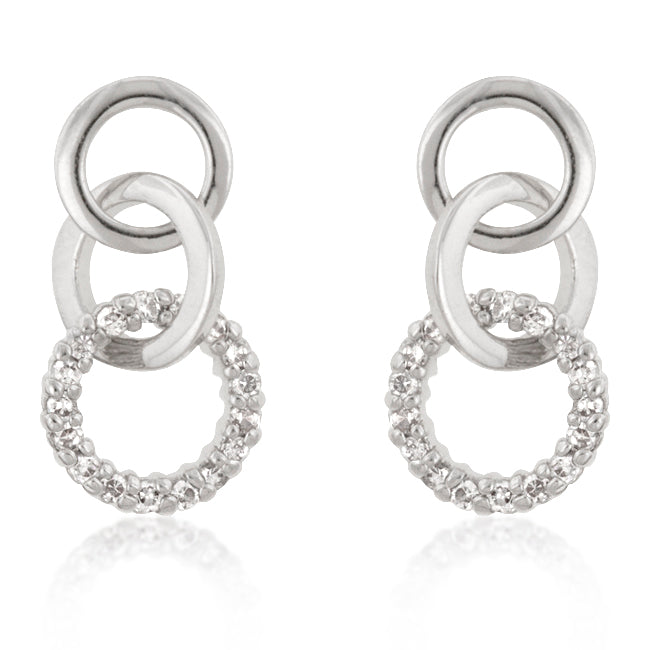 Leola trio hooplet fashion dangle earrings | 0.5ct