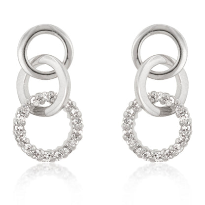 Leola trio hooplet fashion dangle earrings | 0.5ct