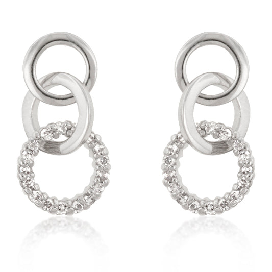 Leola trio hooplet fashion dangle earrings | 0.5ct