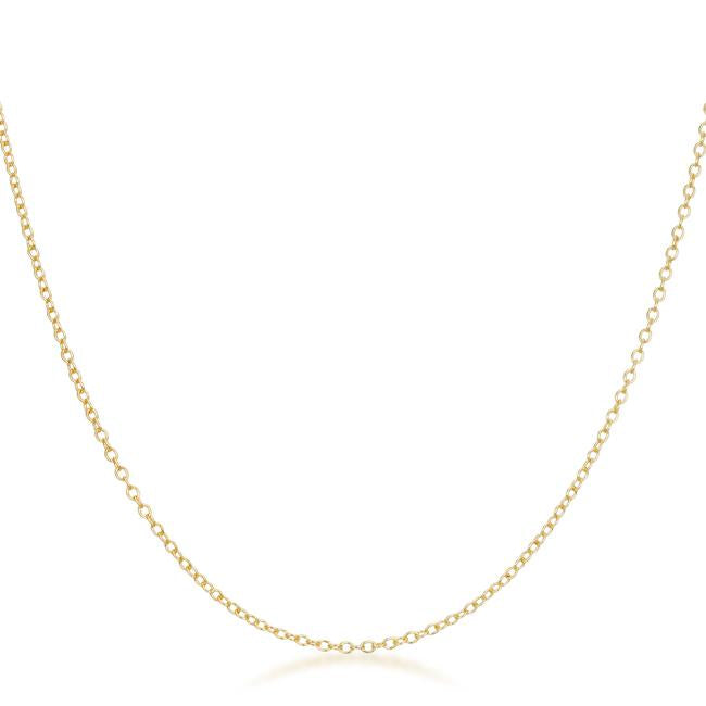 Livia Rose Gold Link Necklace | 16in