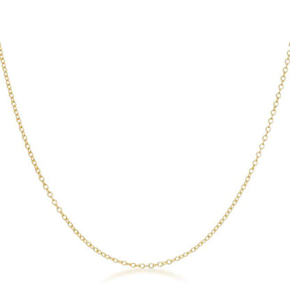 Livia Rose Gold Link Necklace | 16in