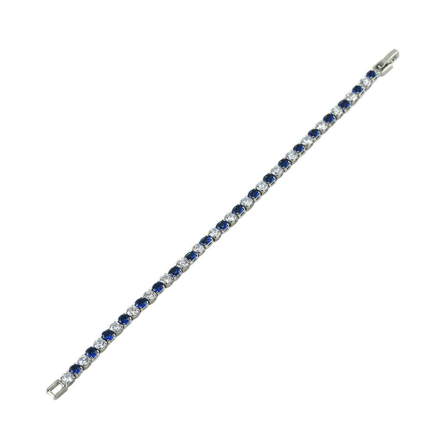 Micole 4mm Round CZ  Gold Tennis Bracelet – 7in