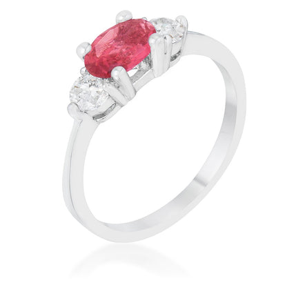 Miranna Three Stone  Oval CZ Ring | 1.5ct