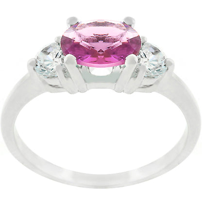 Miranna Three Stone  Oval CZ Ring | 1.5ct